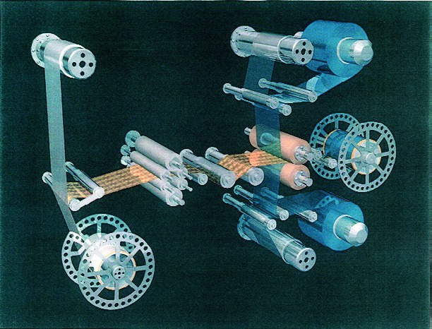 Illustration of the MVRC-250T roller and film-feed mechanism